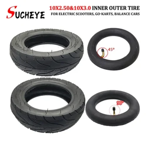 Högkvalitativ Speedway 10x2.50 Tube Tire 10X3.0 Elektrisk skoter Inre yttre Explosionssäkra däck Advanced Tire