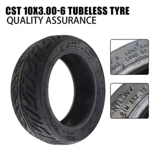 10x3.00-6 CST Lốp Không Săm 10x2.50/3.0 Van Lốp Chân Không Cho Xe Điện 10 Inch Chịu Mài Mòn Cao Cấp Linh Kiện