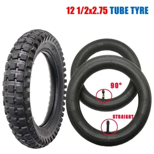 12 1/2x2.75 Off-Road Inner Tube Pa'u i fafo, 12-inisi Super Lave-tetete Pa'u mo Ta'avale eletise, Vaega Pa'u uila afi laiti.