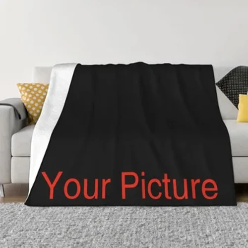 Kou Kiʻi Blanket Cover Coral Fleece Plush Customized DIY Print on Demand Dropshipping Warm Throw Blankets no ka moe moe.