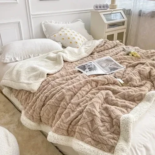 Vinterfiltar Mjuk Pläd Varm Fleece för Vuxna Barn Solid Bäddsoffa Överdrag Påslakan Plysch Överkast för hemsängar Soffa
