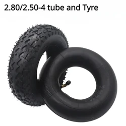 9 Zoll 2.80/2.50-4 Off-Road Pneu Baussentreifen Inner Tube Passt Gas /Elektresch Scooter ATV eeler Mobilitéit Scooter Rollstull 2.50-4