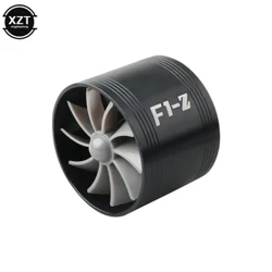 Bil Bil Luftinntak Turbin Refit Turbo Gass Fuel Oil Saver Vifte Turbo Supercharger Turbin Passer for luftinntaksslange Dia 65-74mm