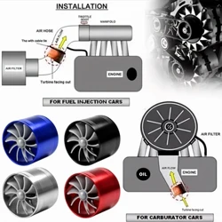 Automobilio turbininis kompresorius F1-Z turbokompresorius, vienas dvigubas oro filtro įsiurbimo ventiliatorius kuro dujų taupymo komplektas, automatinio pakeitimo dalis