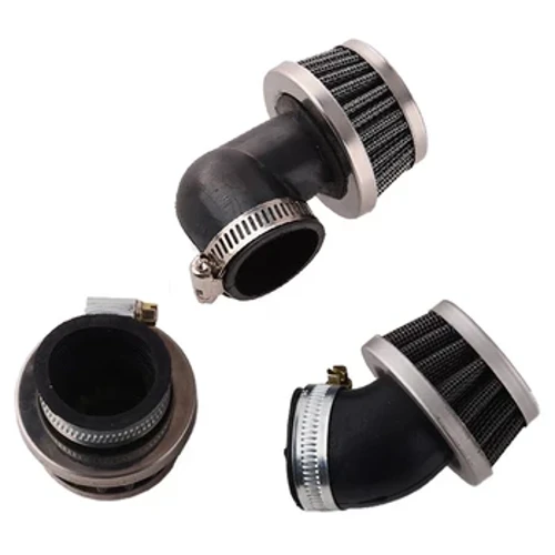 Bộ Lọc Không Khí Xe Máy 28mm 32mm 35mm 38mm 42mm Đa Năng ATV Xe Tay Ga Hố Bụi Bẩn Xe Đạp Stright cong Bên Phải Mini Lọc Không Khí Bụi