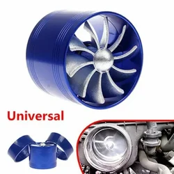 Turbonator od aluminijumske legure Gas Ušteda goriva Supercharger Turbo Univerzalni komplet ventilatora Tornado Auto Izdržljivi usis zraka Auto dodaci