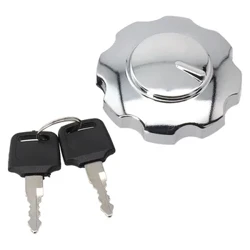 1 stk ATV Gass-Fuel Tank Deksel Aluminiumslegering Motorsykkel Låsing Drivstofflokk Universal Luftinntak Drivstofflevering Motorsykkeldeler