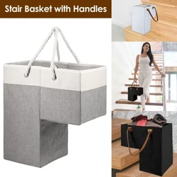 L-Shape Storage Basket me nā lima hiki ke hoʻopaʻa ʻia i nā ʻano heʻe ʻanuʻu no nā ʻaʻahu hale nā ​​mea pāʻani mea hoʻonohonoho hou.