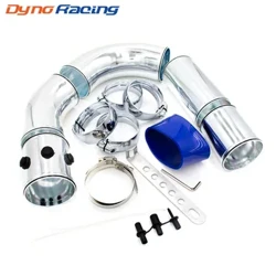 Universele 3 "76mm Luchtaanzuigbuis aluminium inlaatpijp Kit Turbo directe koude luchtfilter injectie systeem BX101045