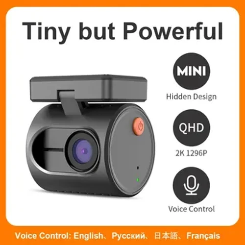 2K Mini Dash Camera Auto DVR Dash Cam KAWA MINI 3 Video Recorder Hätäääniohjaus Night Vision WiFi APP Monitor WDR