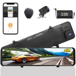 12 Zoll Rearview Mirror Recorder 4K Ultra HD 3840*2160P Video Dash Cam WIFI GPS Track Sony IMX415 Auto Camera Drive Recorder