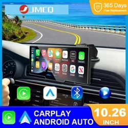 JMCQ 10,26 tuuman autopeilivideotallennus langaton langaton yhteys Carplay & Android Bluetooth GPS-navigointitallennin kojelaudan DVR