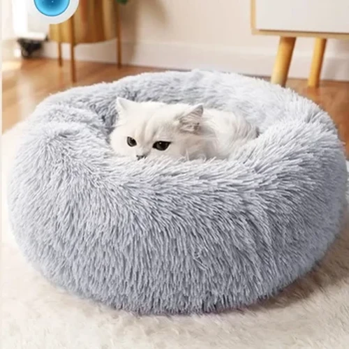 Gwely Super Cat Cysgu Cynnes Nyth Cat Meddal Hir Plush Gwely Cŵn Anifeiliaid Anwes Gorau ar gyfer Cŵn Clustog Basged Cat Gwely Cat Mat Anifeiliaid Cysgu