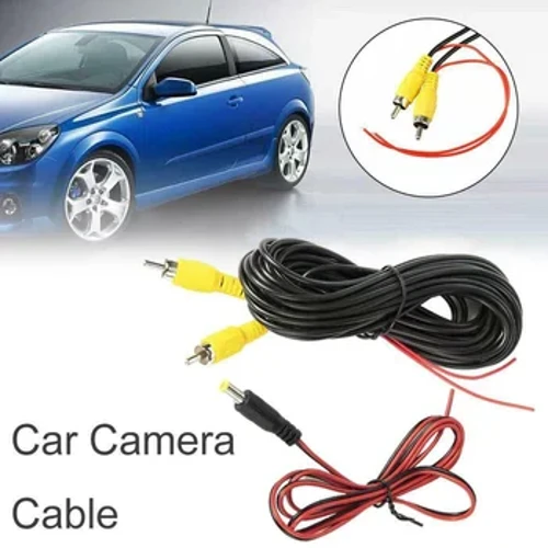 6M Car Video RCA Extension Cable For Rear View Backup Camera & Detection Wire DC 12-24V Car Electronics Accessories