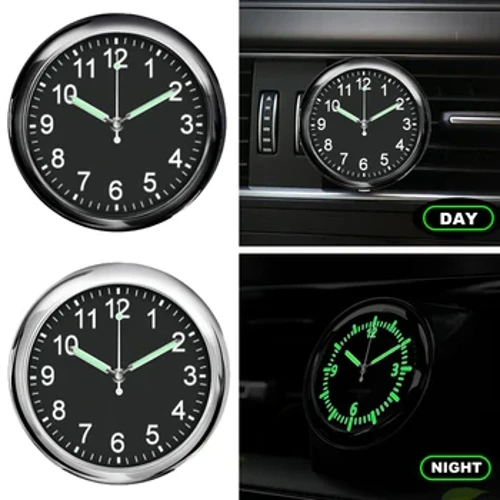 Minimoodne helendav autokell autod, sisemised kleebitavad digitaalkellad, mehaanika, kvartskellad, autode kaunistused, tarvikud