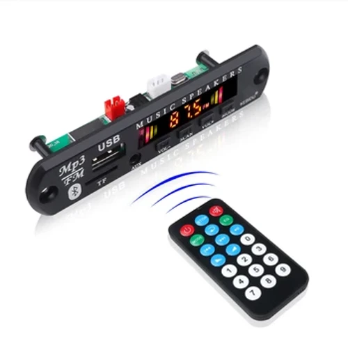 Kebidu Universal за 9V 12V автомобил MP3-плеер модул Безжичен Bluetooth 5.0 MP3 декодер Плоча Аудио USB TF AUX FM радио Музика