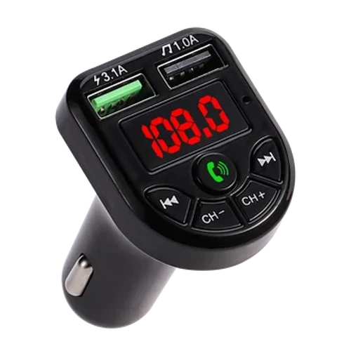 Haririk gabeko FM transmisorea Bluetooth 5.0 Autorako Kit LED Pantaila USB Bikoitza Autoaren Kargagailua 3.1A USB MP3 Musika Erreproduzitzailea TF/U Diskoa onartzen duena