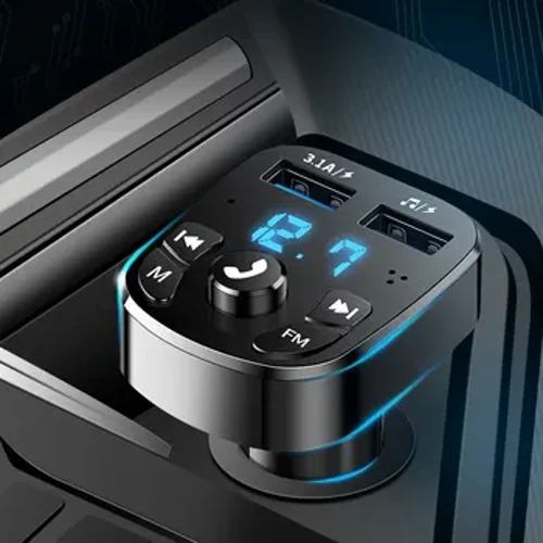 Ta'avale ta'avale e fetaui ma le Bluetooth Mp3 Ta'avale Fm Transmitter Receiver Wireless Receiver Lua Usb Car Charger Fast mo Xiaomi Huawei Iphone