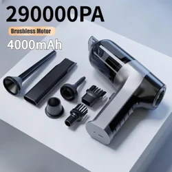 Máy Hút Bụi Ô Tô 4 In1Wireless Máy Hút Bụi Lau Bụi Cầm Tay Hút Chân Không Cho Gia Đình Di Động Không Dây StrongSuction Máy Hút Bụi Xe Hơi