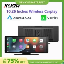 XUDA Univerzalni 10,26-palčni avtoradio multimedijski WIFI video predvajalnik brezžični Carplay & Android Auto za Apple ali Android MP5 predvajalnik