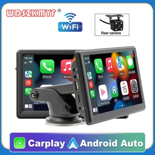 Portable 7 Inch Car Radio Multimedia Video Player Wireless Carplay Android Touch Screen Universal Car Intelligent System