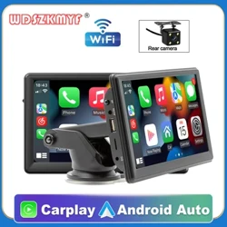 Prijenosni 7-inčni auto radio multimedijalni video plejer bežični Carplay Android ekran osjetljiv na dodir Univerzalni inteligentni sistemi za automobil