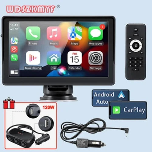 7 Polegada portátil rádio do carro multimídia player de vídeo sem fio carplay android tela toque universal estéreo do carro para nissan toyota