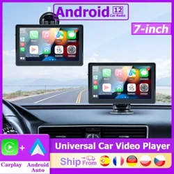 Univerzаlni 7-inčni аuto rаdio video plejer sа Cаrplаi Android аuto multimedijаlnim ekrаnom osetljivim nа dodir zа BMV Volksvаgen Nissаn Toiotа аutomobil