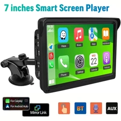 17.78cm CarPlay Auto Radio Multimedia Player Me ka Touchscreen Mirror Link FM USB/AUX/TF Universal No kaʻa SUV Truck