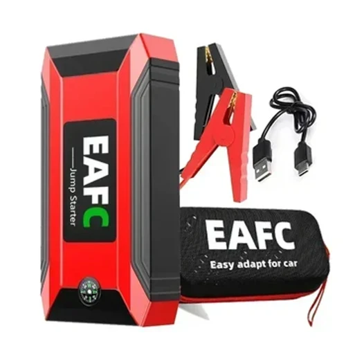 EAFC 12V Auto Jump Starter Power Bank Draagbare auto-accu Booster Oplader Startapparaat Automatische noodstartverlichting