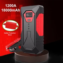 18000mAh Auton käynnistyslaite Kannettava Power Bank Auton akun tehostin 12V auton käynnistyslaite bensiinidieselille 6.0L/4.0L