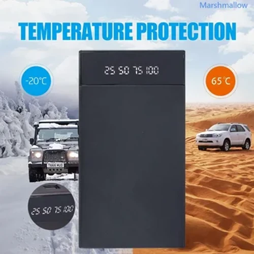 Automašīnas starteris Auto Power Bank 10000mAh 12V pārnēsājams automašīnas akumulatora palaišanas pastiprinātājs automašīnas lādētājs avārijas akumulatora palaišanas ierīce
