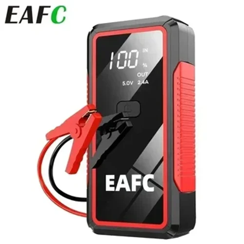 EAFC 2000A Araba Takviyeli Marş Güç Bankası Otomatik Pil Acil Güçlendirici Şarj Cihazı Başlangıç ​​Aydınlatma 12 V Taşınabilir Araç Başlangıç ​​Cihazı