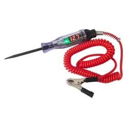 6V 12V 24V DC Car Truck Voltage Circuit Tester Digital Display Long Probe Pen Bulb Light Bulb Automobile Diagnostic Tools Repair Auto Repair