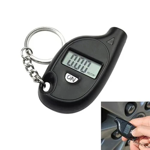 Mini Tire Pressure Gauge LCD Digital Tire Pressure Gauge Tester Tool Key Chain Inspection At Maintenance Tool Mga Auto Parts
