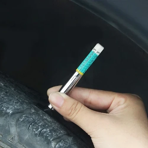 Riglă de măsurare a anvelopelor pentru roți de mașină de 25 mm Contor universal de detectare a grosimii benzii de rulare a anvelopei Instrumente de inspecție automată