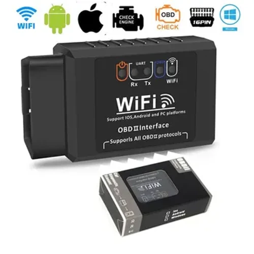 OBD2 WIFI ELM327 V 1.5 skener za iPhone IOS / Android Auto OBDII OBD 2 ODB II ELM 327 V1.5 WI-FI čitač koda dijagnostički alat