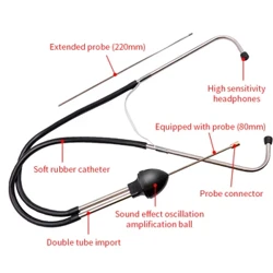 Mecanică Cilindru auto Stetoscop Bloc motor Diagnostic Auto Instrumente auditive
