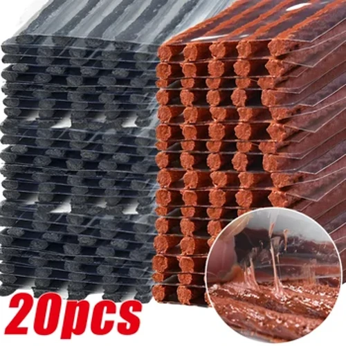 Tubeless Tire Repair Strips Stiring Glue para sa Tire Puncture Emergency na Kotse Motorsiklo Bike Gulong Gulong Rubber Strips Mga Tool sa Pag-aayos