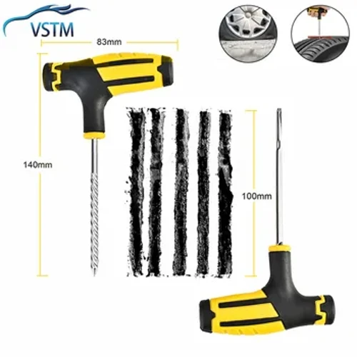Outil de réparation de pneus de voiture de meilleure qualité, Kit de réparation de pneus, ensemble d'outils de clouage, pneu Tubeless de vélo automobile, bouchon de crevaison, outils de Garage