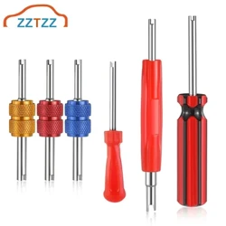 Valve Stem Removal Tool Single at Double Heads Valve Core Remover Mga Tool sa Pag-aayos ng Gulong para sa Mga Kotse Mga Truck Motorsiklo Bike
