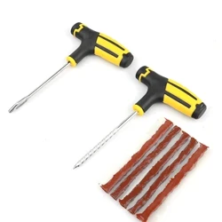 Instrument de reparare a anvelopelor de mașină Auto Bicicletă Tubeless Anvelopă Punctură anvelope Kit de reparare a anvelopei Plug Garaj Accesorii auto