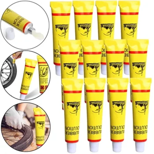 1/12 st Bildäck Reparationslim Däck Inner Tube Punktering Reparationsverktyg Motorcykel Cykel Universal Portabel Reparationslim 6ml