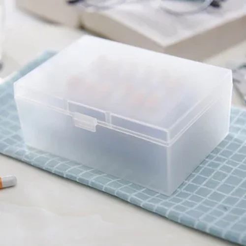 Transparent Plastic Box Parihabang Translucent Packing Box Storage Organizer Case Dustproof Matibay Matibay na Lalagyan ng Alahas