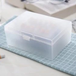 Hộp Nhựa Trong Suốt Hình Chữ Nhật Trong Mờ Hộp Đóng Gói Sắp Xếp Lưu Trữ Ốp Lưng Chống Bụi Bền Mạnh Hộp Đựng Trang Sức