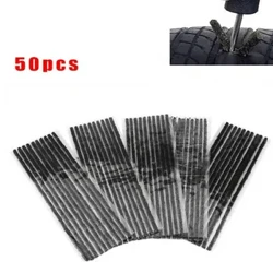50Pcs Car Tubeless Trwsio Teiars Strip Teiar Tynnu Sêl Troi Gludwch Plwg Beic Modur Beic Trwsio Teiars Pecyn Offer