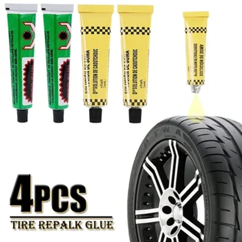4 Lốp Sửa Chữa Keo Ô Tô Xe Máy Xe Đạp Ống Bên Trong Đâm Thủng Sửa Chữa Lưu Hóa Keo Chất Khẩn Cấp Di Động Lốp Keo