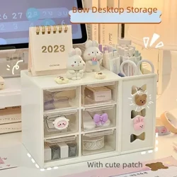 I-Multi-functional Desktop Organizer Ibhuku Lomfundi Itheyiphu Yokubhala Isitoreji Ibhokisi Isibambi Sepeni Ledeski Lepulasitiki elimise okwebhowu