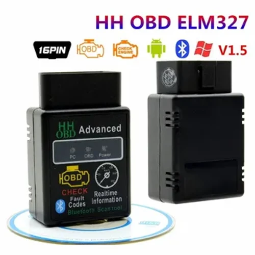Bluetooth V1.5 Mini Elm327 OBD2 skener OBD alat za dijagnostiku automobila Čitač kodova za Android Windows Symbian Engleski