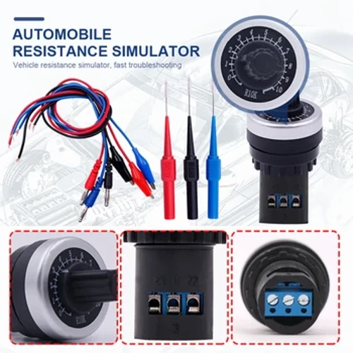 36CM 12 V Auto Car Circuit Tester Simulator Signal Resistance Simulator Інструмент діагностики палива Аналоговий генератор Датчик опору